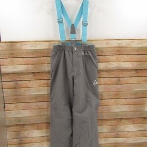 Gerry Gray/Light Blue Suspender Bibs Kids 14-16